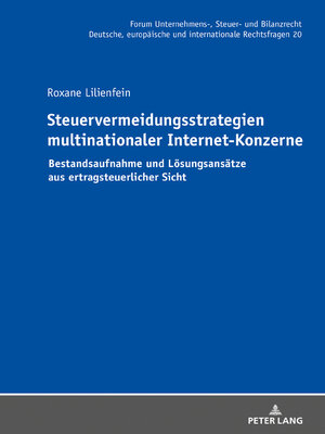 cover image of Steuervermeidungsstrategien multinationaler Internet-Konzerne